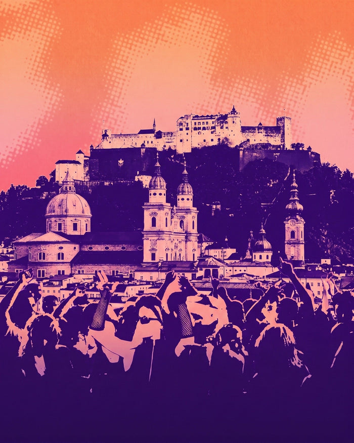 10AM Club Salzburg – Festung Hohensalzburg, Altstadt und tanzende Menge